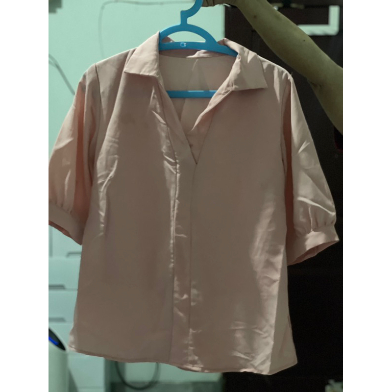 Baju kemeja miniDress Blouse batik branded wanita murah preloved bekas all 35k