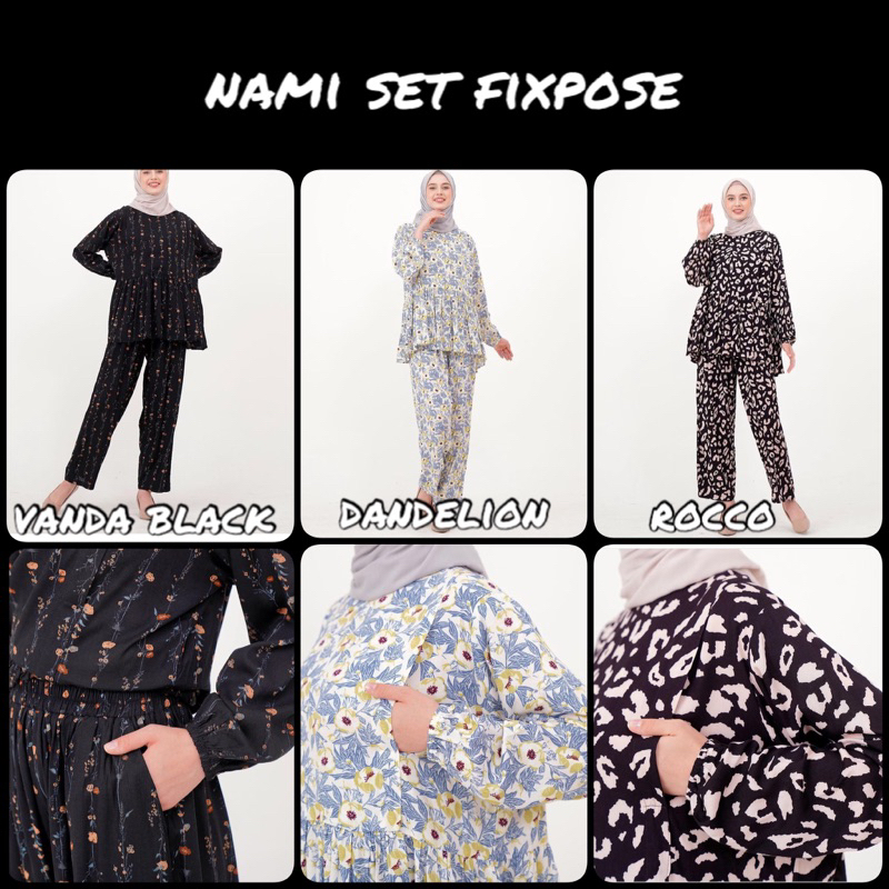 ❗️SIAP KIRIM❗️ HEIDI SET / KISYA SET / NAMI SET MAGNOLIA FIXPOSE