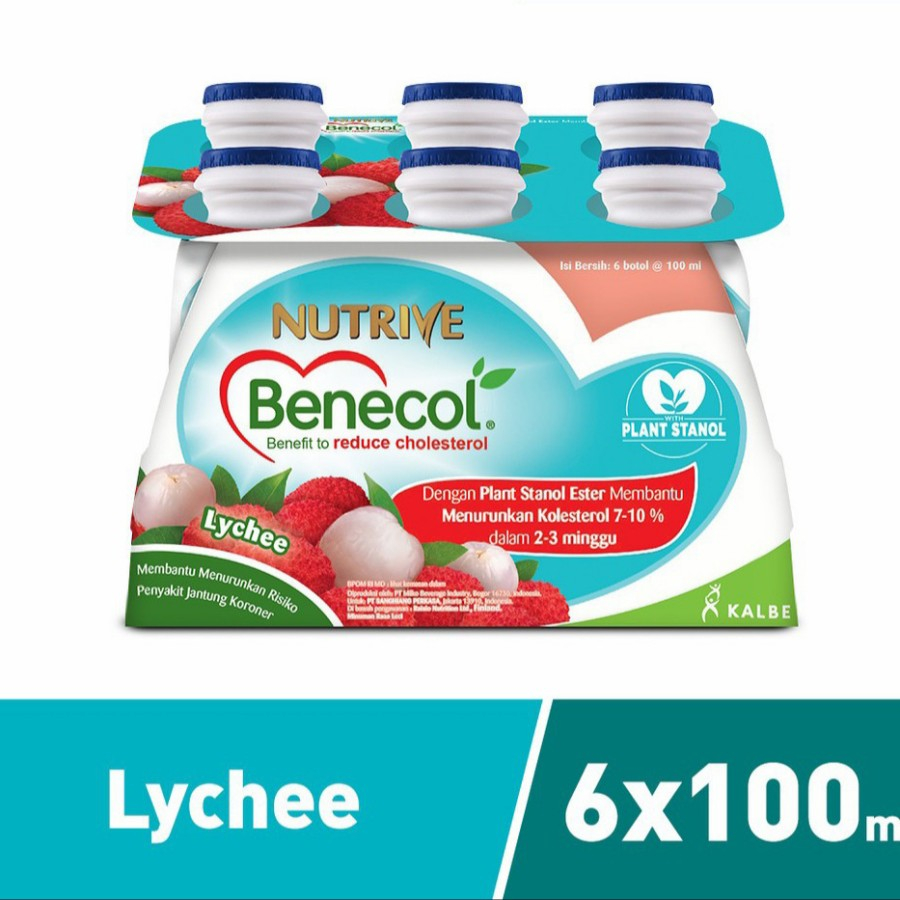 

Nutrive Benecol 6x100ml - Minuman Sari Buah Menurunkan Kolestrol