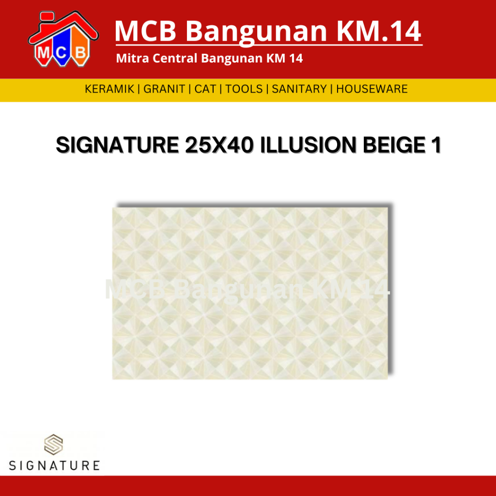 KERAMIK SIGNATURE 25X40 ILLUSION