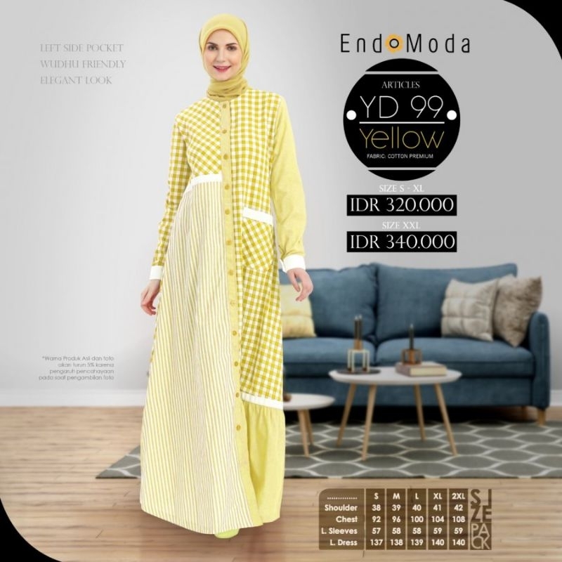 GAMIS MUSLIM WANITA ENDOMODA YD 99