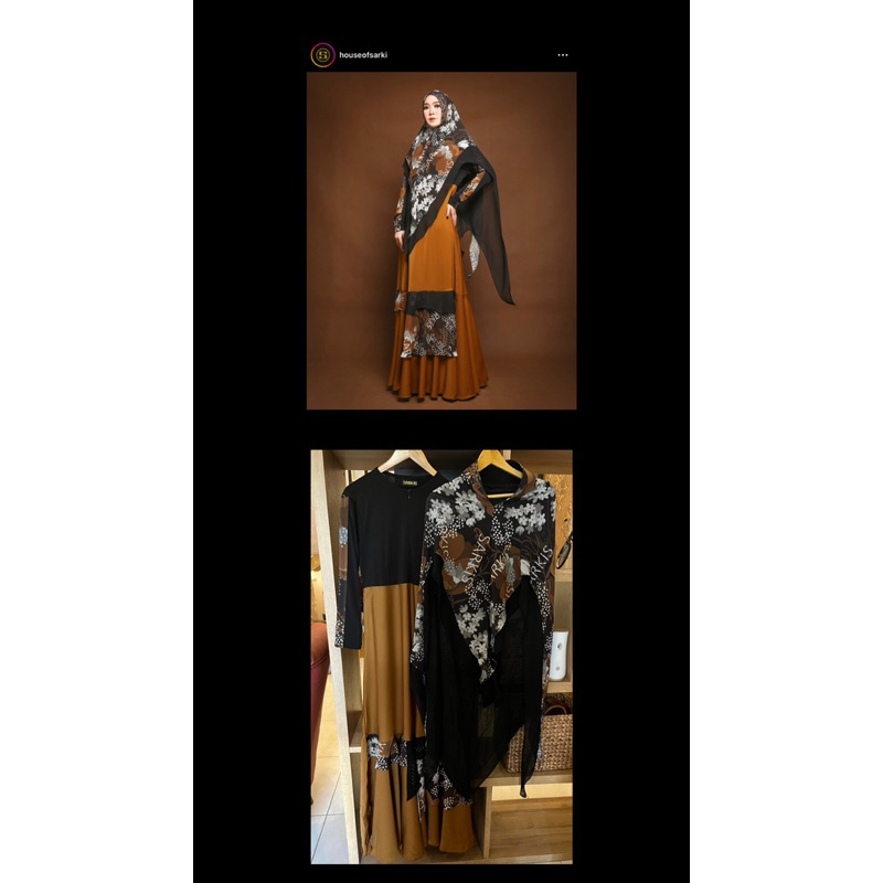 Sarkis Preloved Gamis Set Khimar