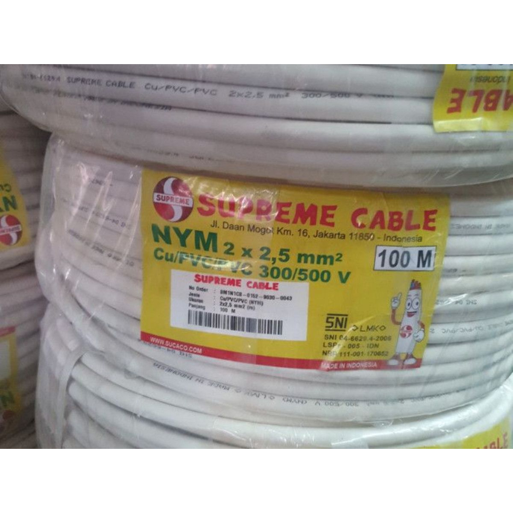 Kabel Supreme NYM 2 x 2.5 mm 2 x 2,5 (100 Meter)