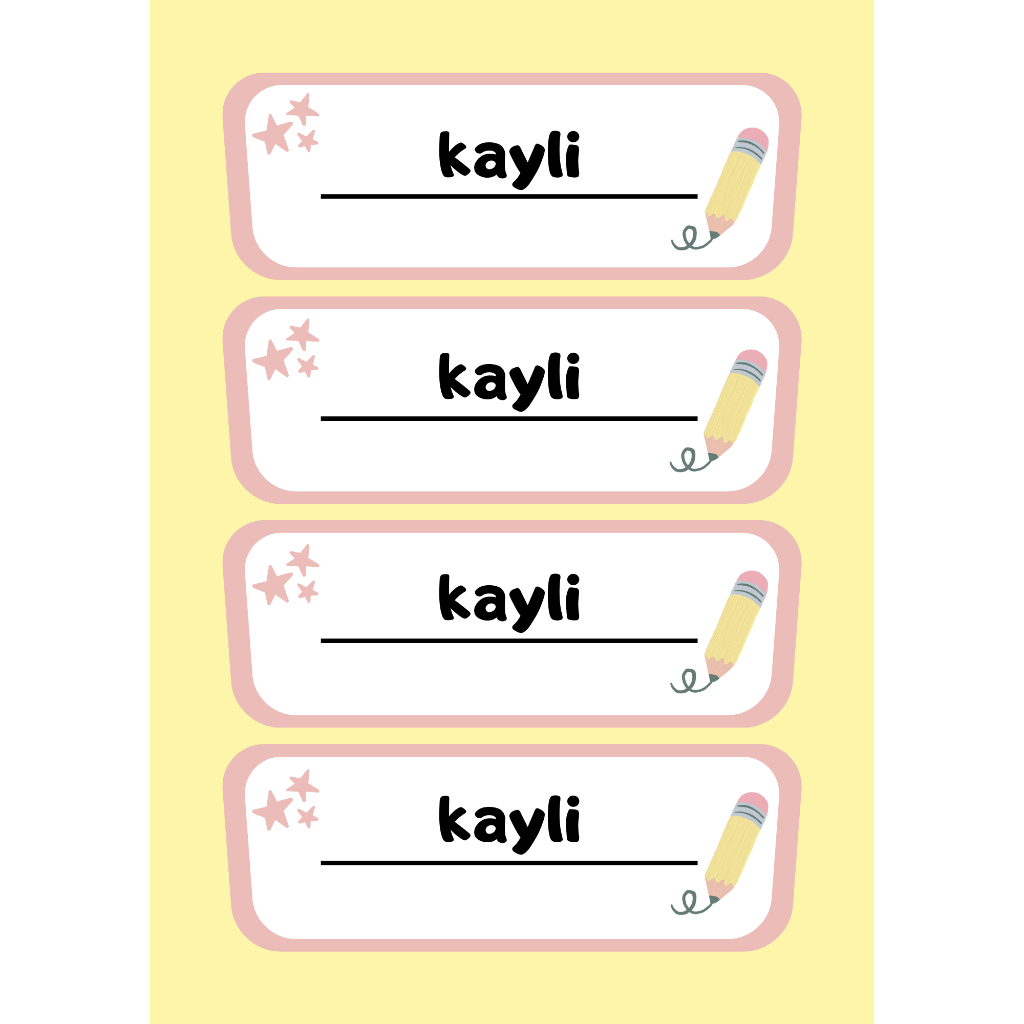 

LABEL STIKER NAMA ANAK/ STIKER NAMA BANYAK PILIHAN