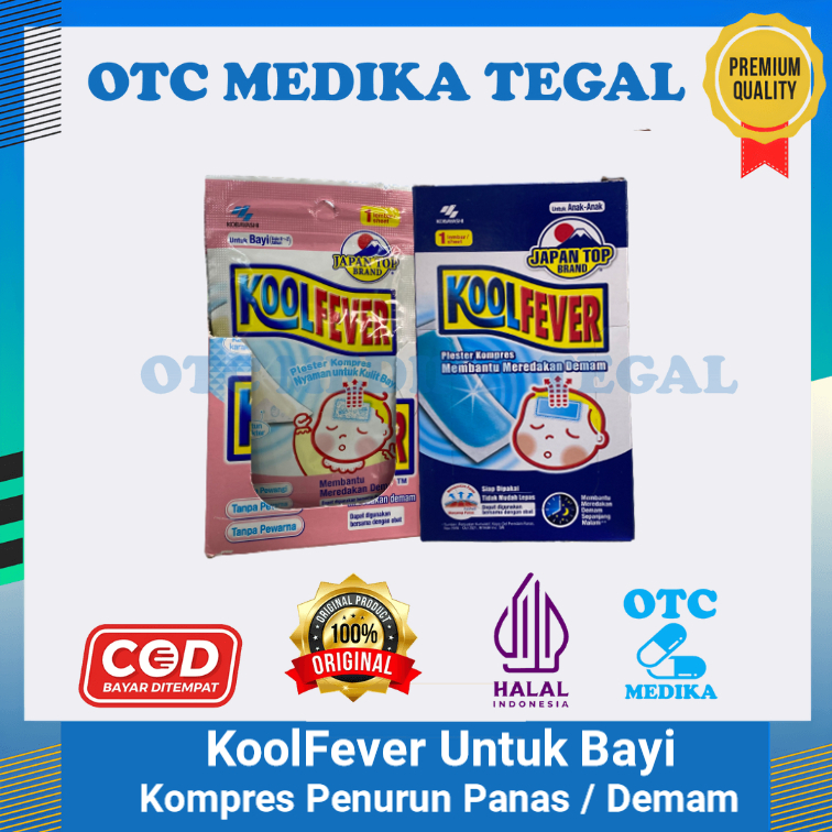 Koolfever Bayi 1 Sachet Kompres Penurun Panas Untuk Bayi