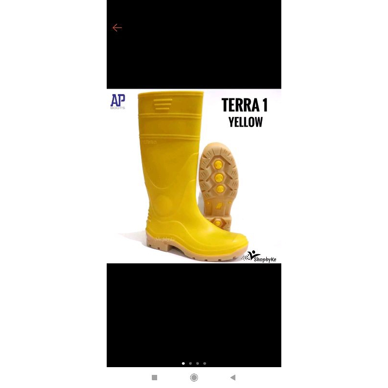 sepatu boots terra ori bekas cewek