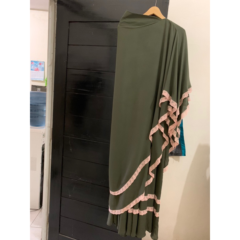 qnanz gamis dan Khimar set