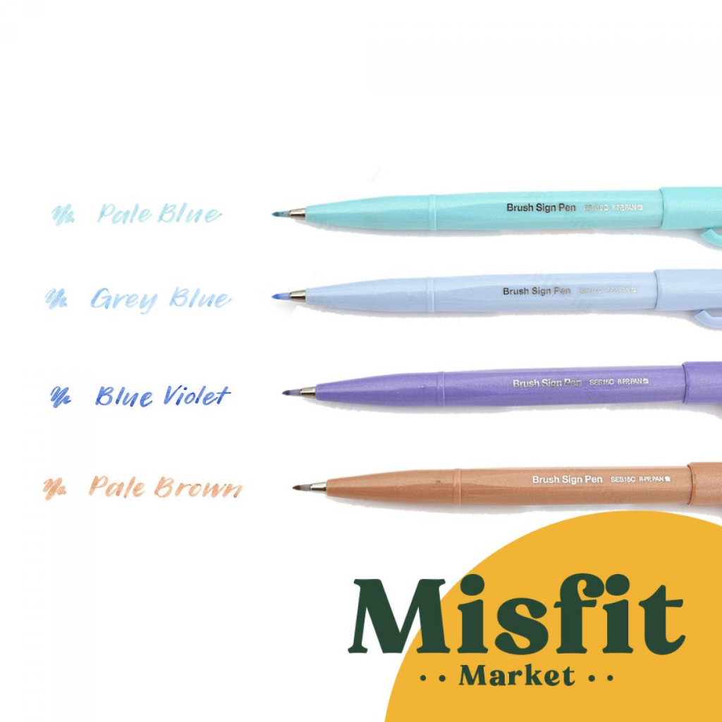 

qwe Pentel Touch Brush Sn Pen Fude Spidol Kuas SES Kalrafi