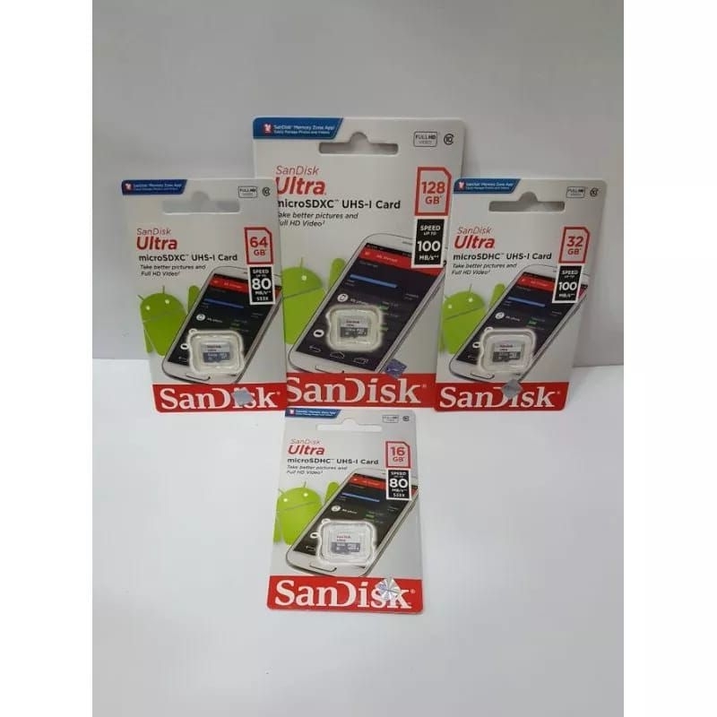 Memory memori MMR Micro SD Sandisk Ultra 16GB 32GB 64GB Original