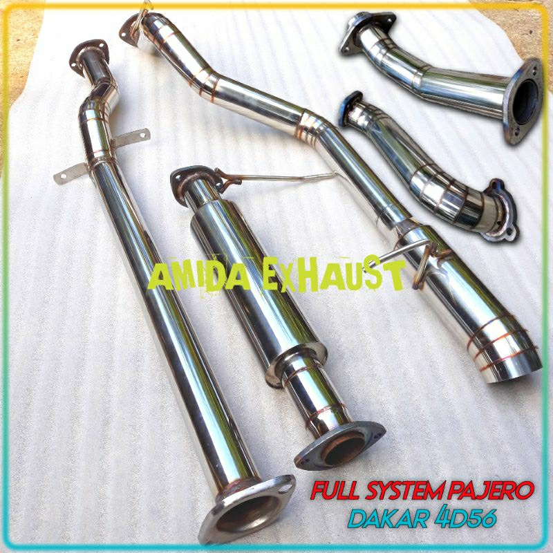 Knalpot Full System Pajero Dakar Lama 4D56