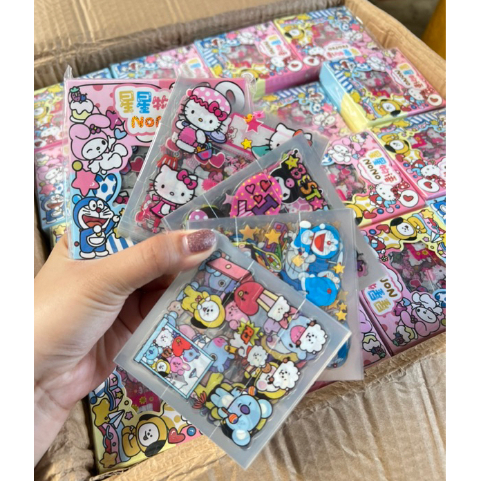 

STIKER ESTETIK Viral Sticker Nono Karakter Emon Helokity Lucu Anti Air