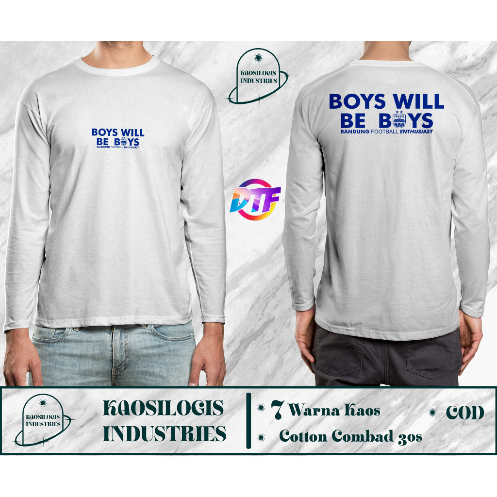 Kaos Lengan Panjang Bola Bobotoh Viking Persib Club Casual Distro Bandung Dewasa Original DB - Kaosi