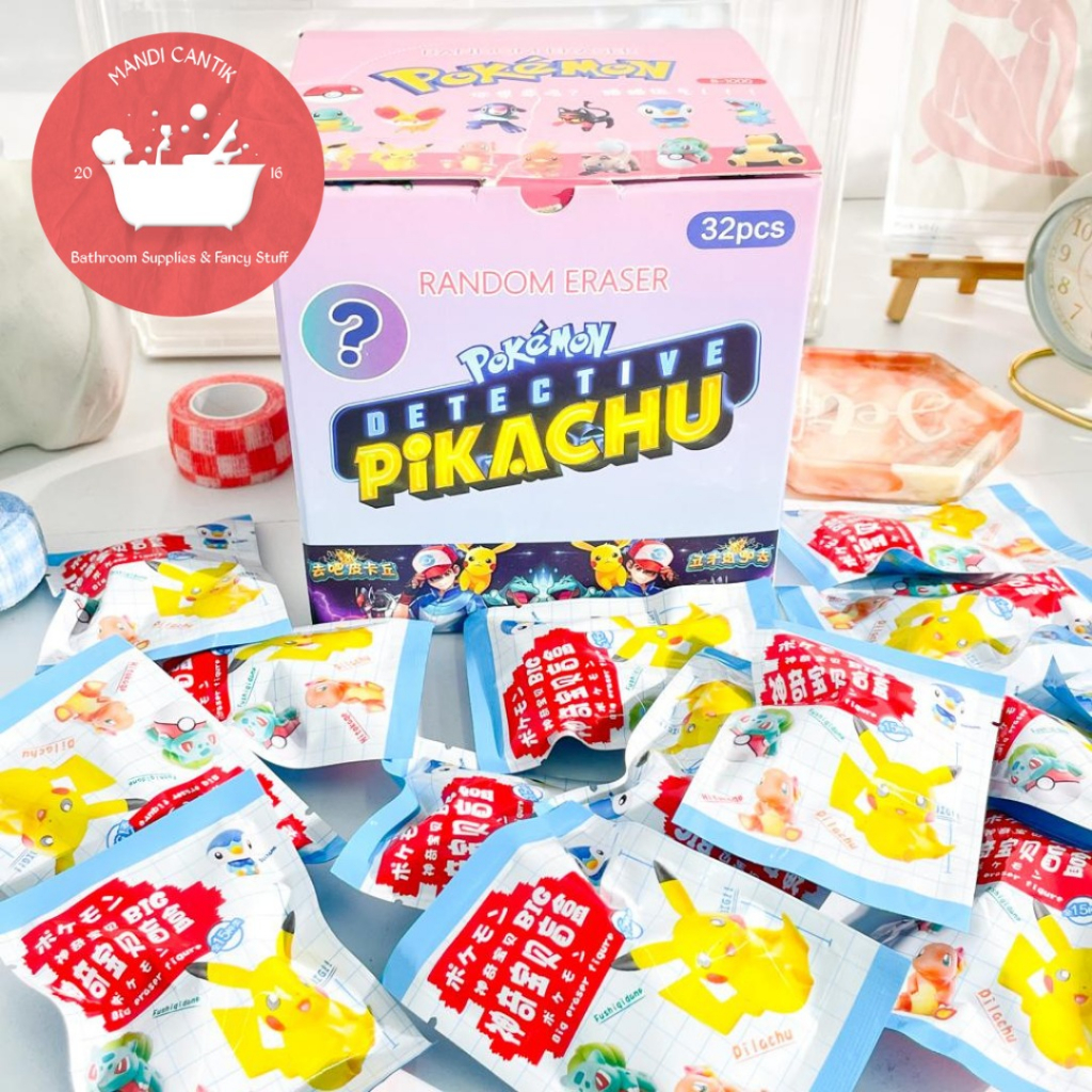 

PENGHAPUS PLASTIC BAG POKEMON PIKACHU PICHU B-1000 TERMURAH ERASER HAPUSAN LUCU IMUT COD KEKINIAN