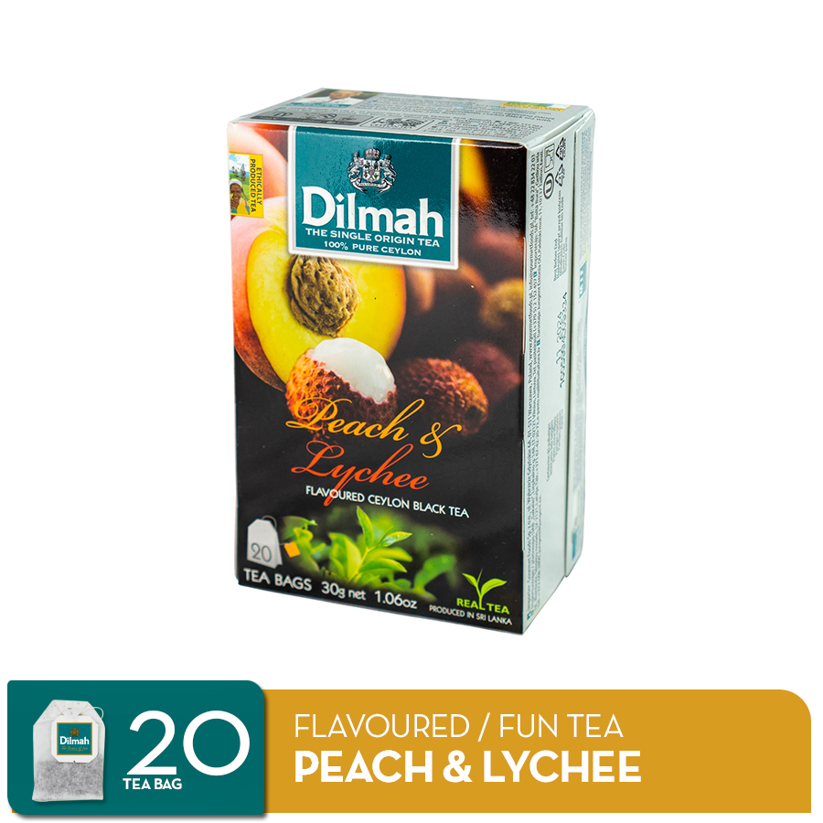 

Dilmah Peach & Lychee Tbag 20s - Teh Celup