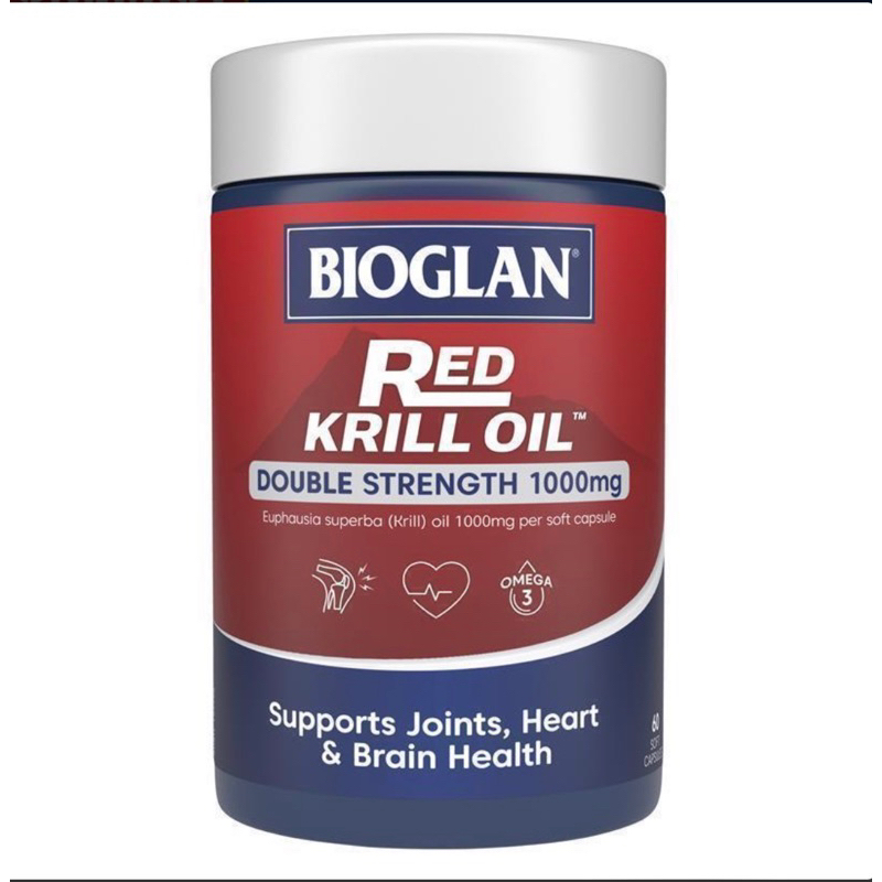 Bioglan Red Krill Oil 1000mg 60 Capsules