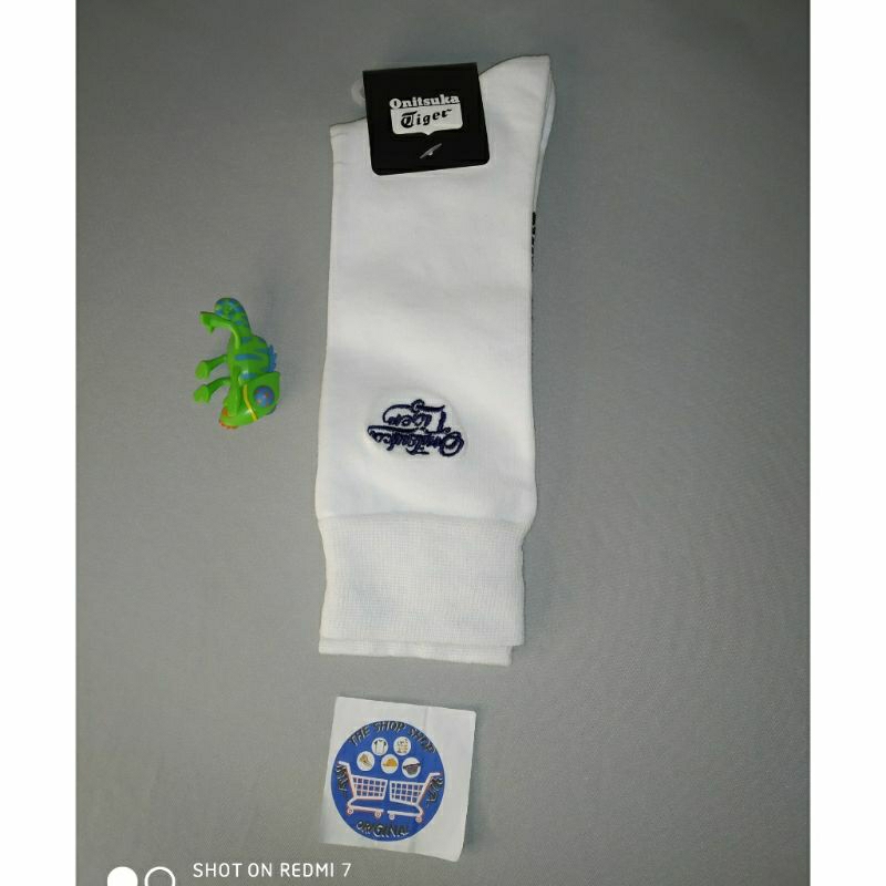 Kaos Kaki Cowok Cewek Asics Onitsuka Tiger MIDDLE SOCKS Original 3183A871100