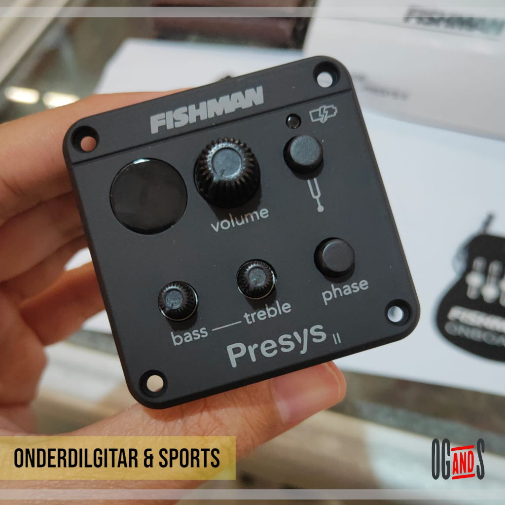 Fishman Presys II Korea Preamp EQ Gitar Akustik