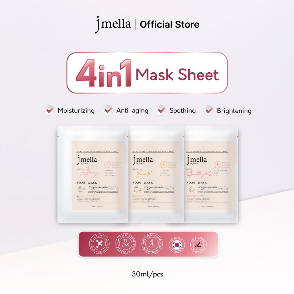 JMELLA In France Sheet Mask 1EA - 7EA