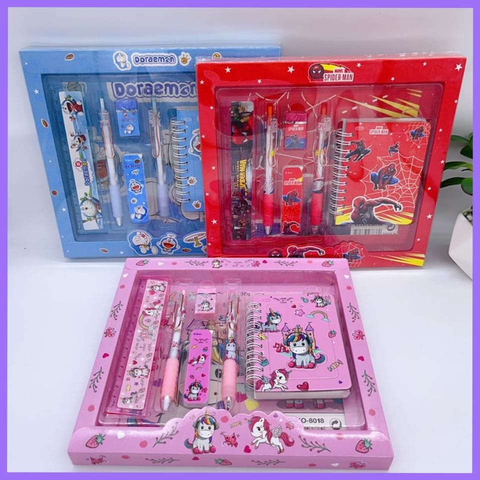 

LUCKY CAT - SET ALAT TULIS MINI BINDER 8018 | PERLENGKAPAN SEKOLAH | ALAT TULIS SEKOLAH | ATS ATK | ALAT TULIS ANAK LUCU | STATIONERY | KADO ANAK | HADIAH ULANG TAHUN | PERALATAN SEKOLAH | HELLO KITTY | DORAEMON | FROZEN | CARS | LITTLE PONI UNICORN LUCU