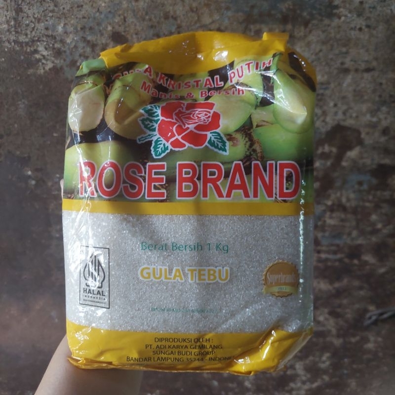 

Gula pasir rose brand 1kg