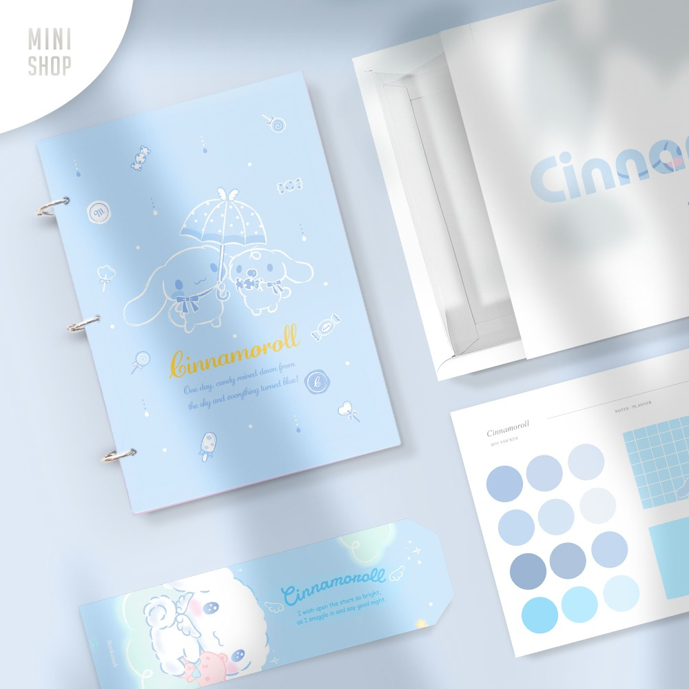 

Cinnamoroll notebook - ( A5 / Smart Planner - buku diary / notes / book / buku / weekly / agenda / journal / korea / aesthetic / binder / estetik )