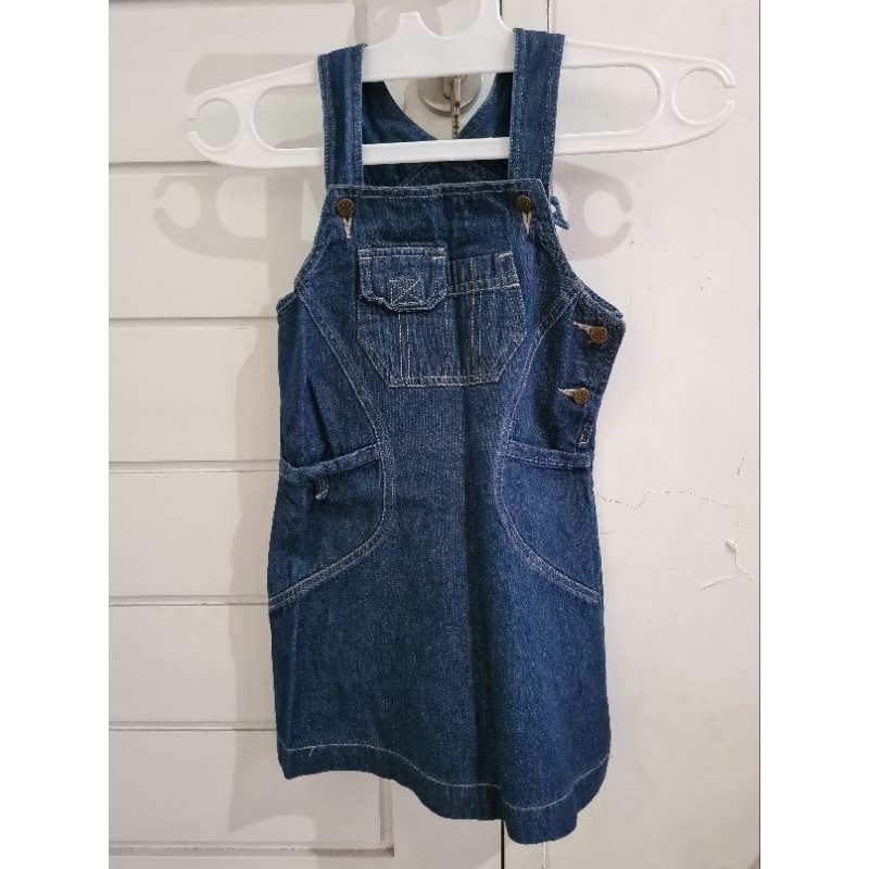 Preloved Overall Jumpsuit Baju Kodok Rok Anak Perempuan