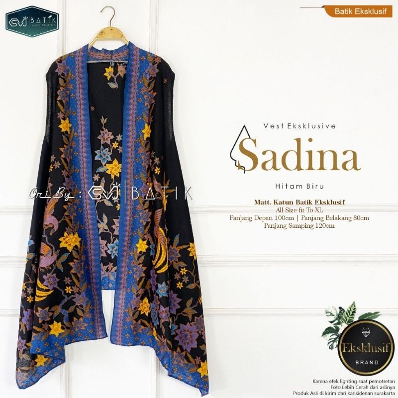 VEST OUTER BATIK MODERN || OUTER BATIK MODERN || OUTER BATIK JUMBO || OUTER BATIK CANTIK DAN ELEGAN