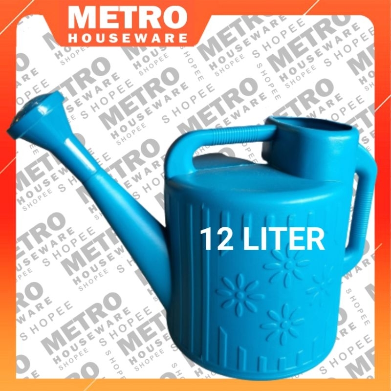 Nyiram Tanaman Air Jumbo 12 Liter Tempat Penyiraman Pot  Gembor Alat Penyemprot Spray Multi 2 Dua Fu