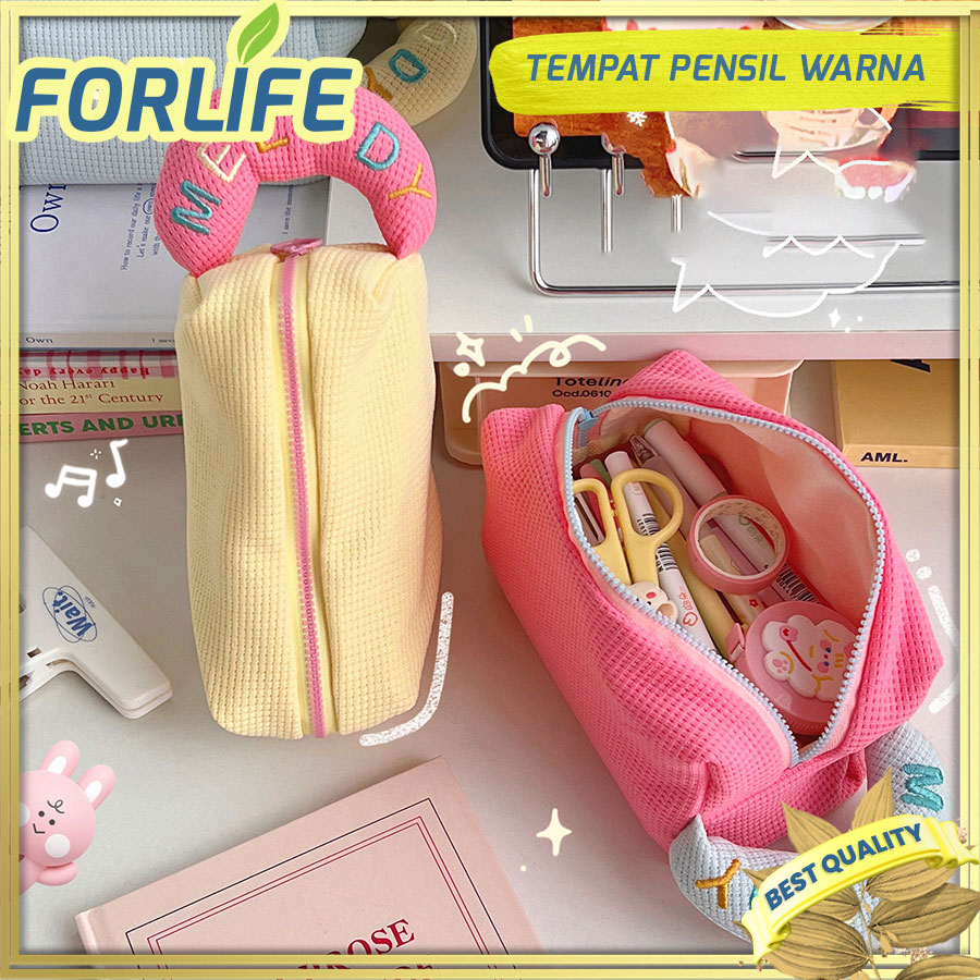 

Makeup travel pouch pastel/ Tempat pensil korean cute aesthetic