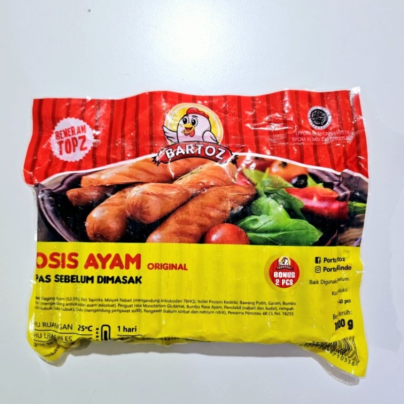 

BARTOZ sosis ayam 1kg