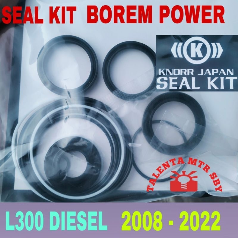 SEAL KIT BOREM POWER STEERING L300 DIESEL 2.5 SIL WORM STIR STEER MERK KNORR ORIGINAL JAPAN / JEPANG