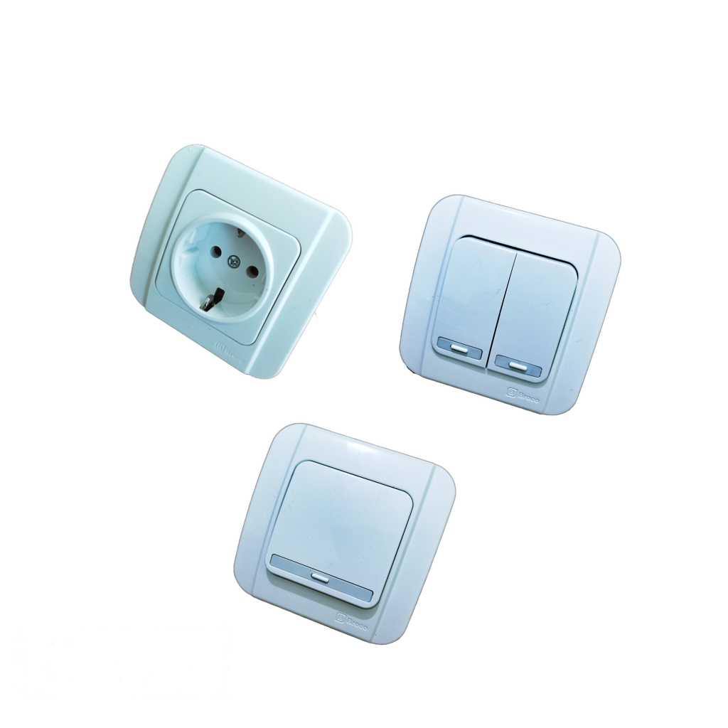 SAKLAR ENGKEL/ SAKLAR SERI/STOP KONTAK IB GALLEO BROCO