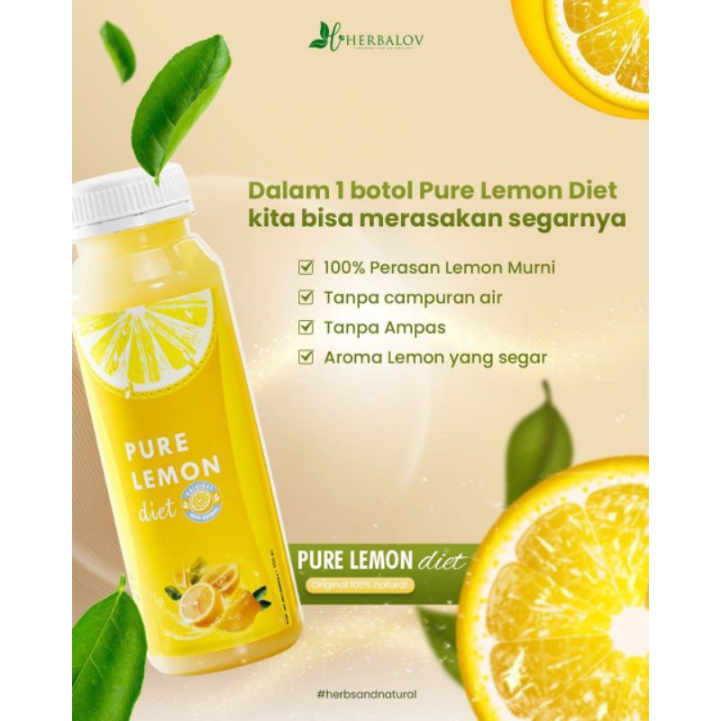 

PURE LEMON DIET, 100% SARI LEMON, UNTUK DIET DAN PENUNJANG KESEHATAN.