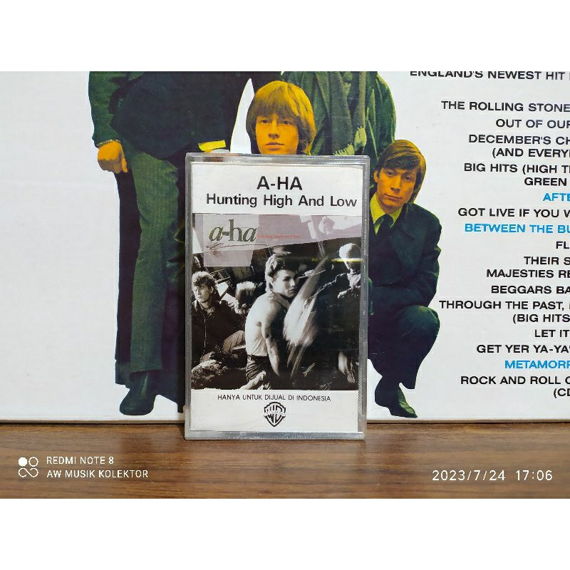 Kaset Pita : A-HA - Hunting High And Low.