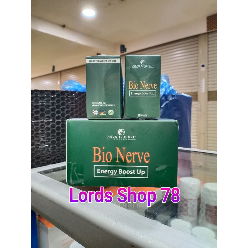 BIO NERVE || BIO NERVE MALAYSIA " NDR " ( ORIGINAL ) 6 BOTOL
