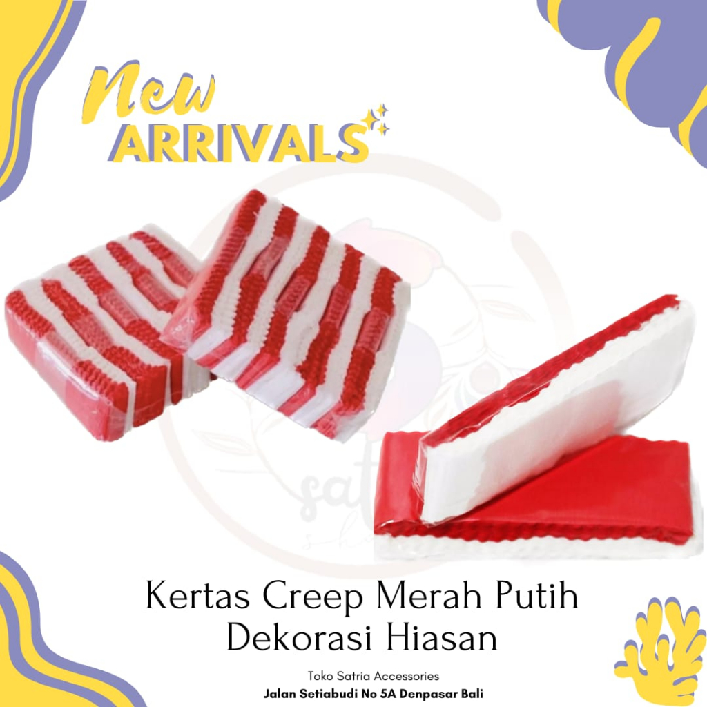 

KERTAS KREP POTONG MERAH PUTIH