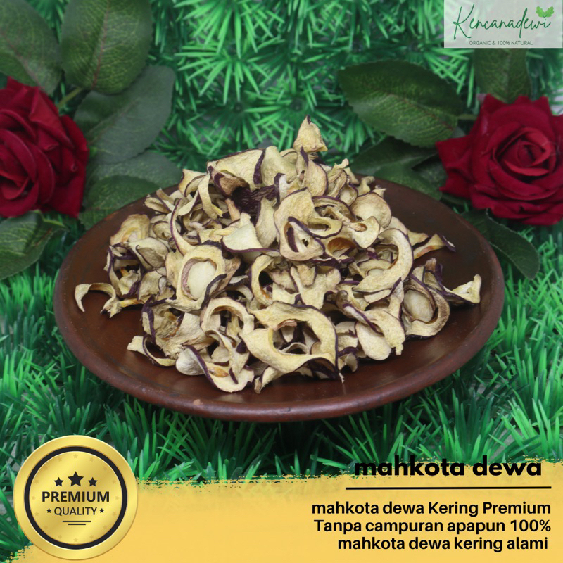

Mahkota dewa kering iris asli 250gr