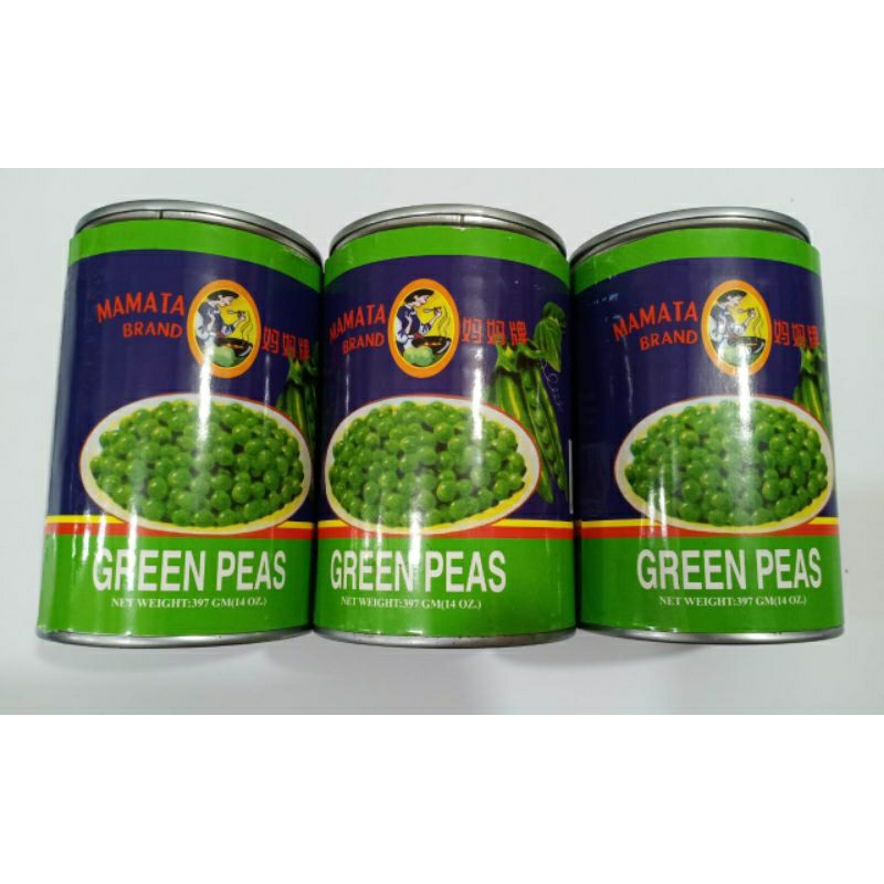 

NEW !! Mamata Brand Green Peas /Kacang Polong 397gr