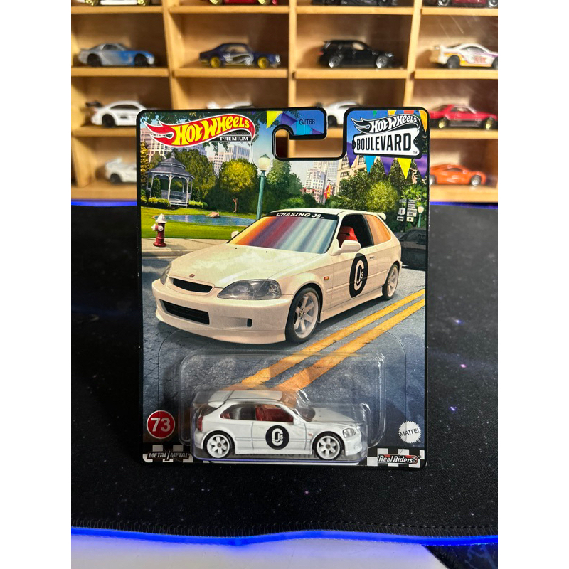 Hot wheels - CIVIC BOLUEVARD WHITE