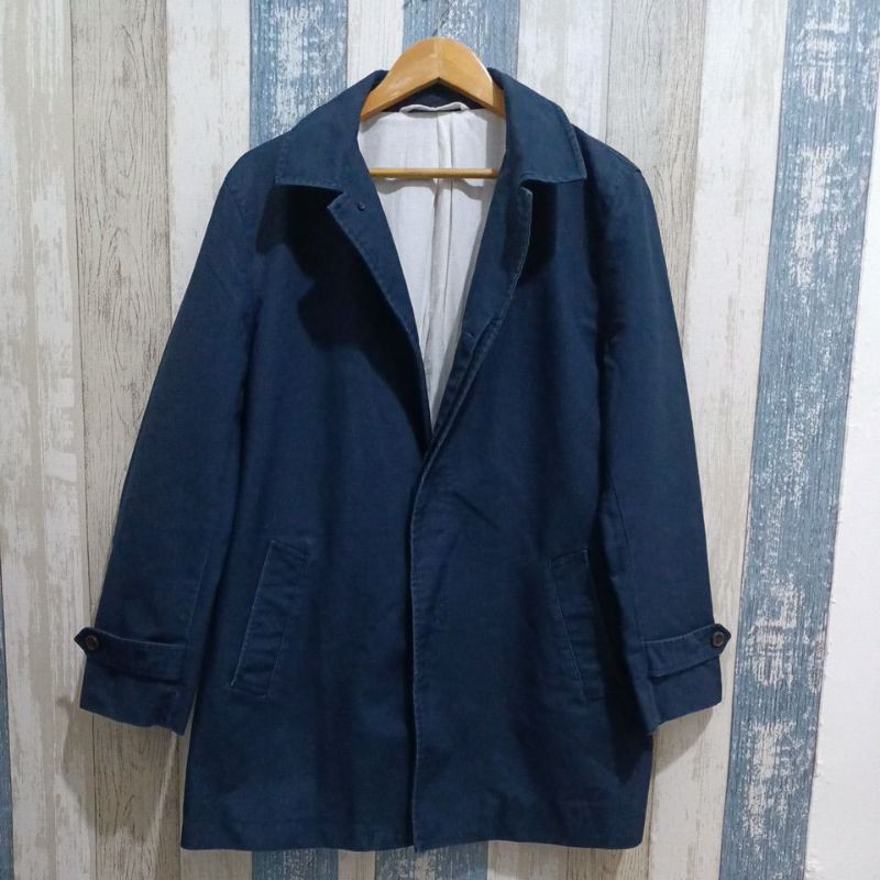 Preloved coat blazer casual COWOK ld 104 navy - De Palma