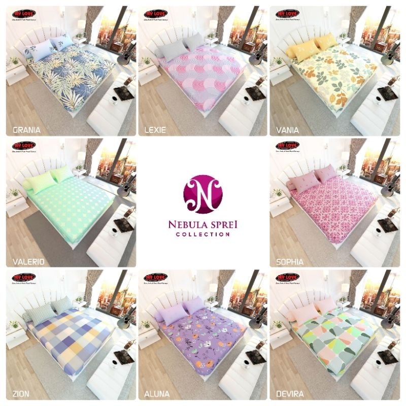 ALL NEW MY LOVE Sprei King 180x200 Tinggi 30 cm / Seprei My Love Ukuran 180×200 T30