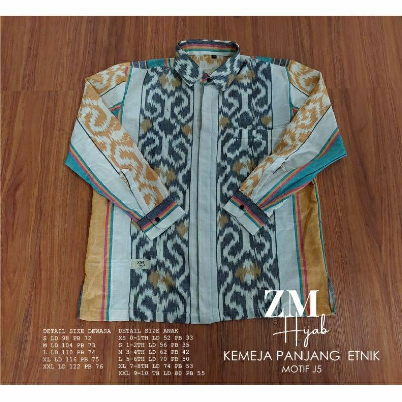 Kemeja Tenun - Kemeja Pria Tenun - Kemeja Full Tenun