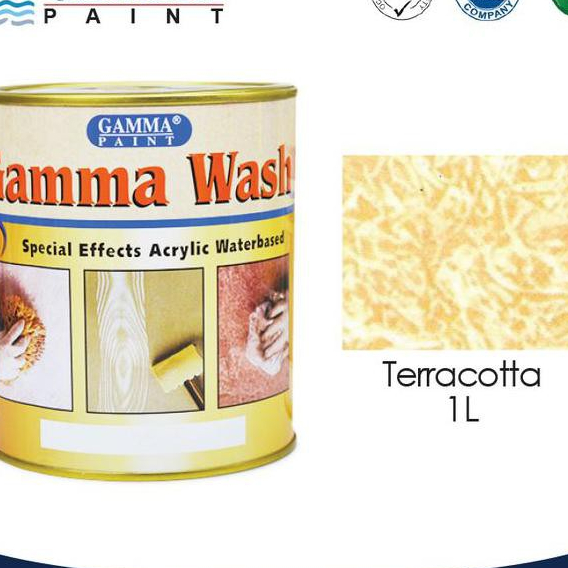 Gamma Wash - TERRACOTTA - Cat wash Motif Spesial Efek