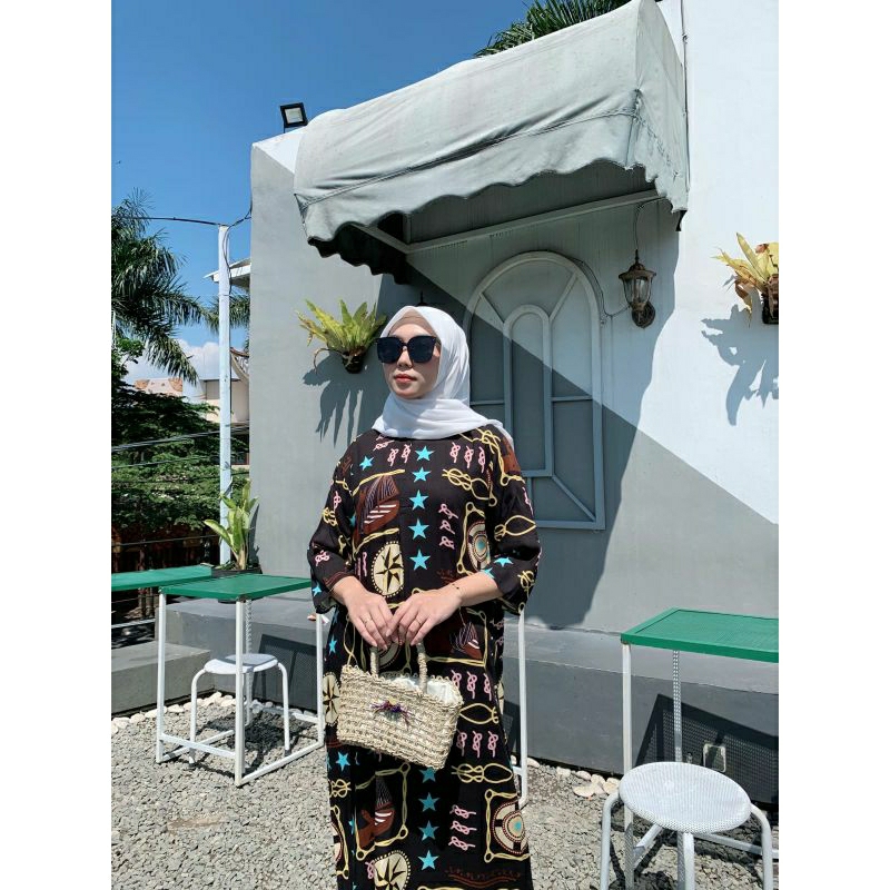 dress nabila / homedress baju santai