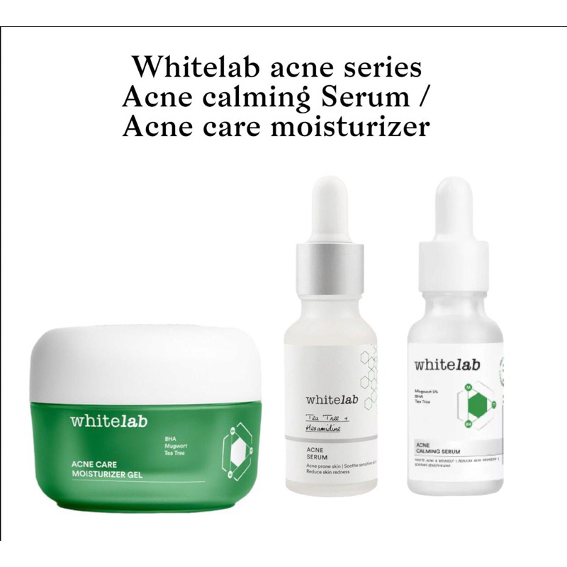 Whitelab Skincare - Acne Calming Serum // Moisturizer Acne