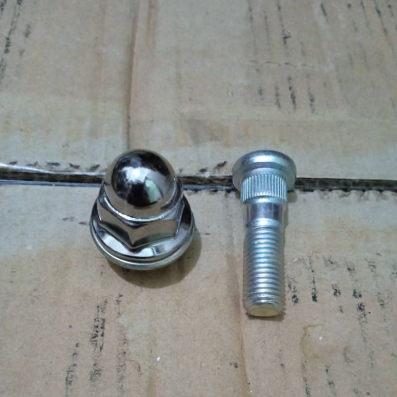 baut set mur roda mitsubishi pajero triton original