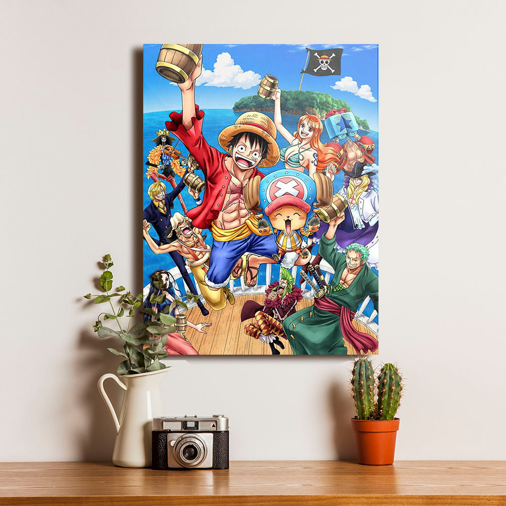 Pajangan Rumah One Piece Anime Dekorasi Dinding