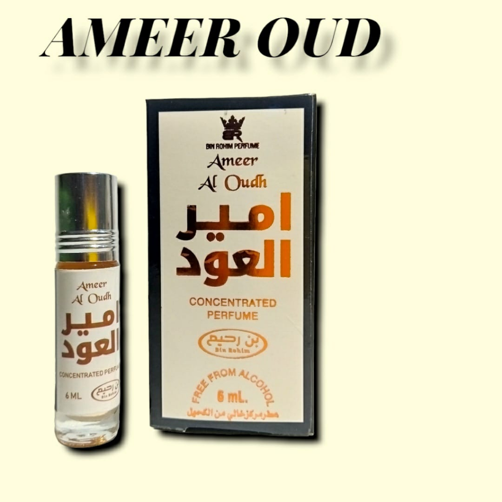 Parfum Ameer Oud  6ml minyak wangi Bin rohim mirip al rehab parfum Harga grosir PROMO
