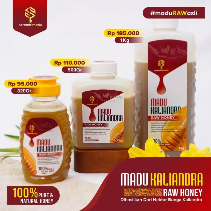 

MADU ASLI BERGARANSI KALIANDRA 500 GR