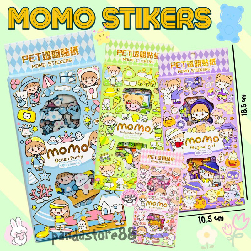 

Momo Stiker Model terbaru isi 100pc PVC waterproof